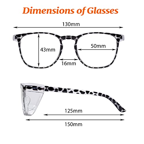 Safety Glasses Anti Fog Clear Blue Light Blocking Eye Protection Nurse Goggles for Women Men - color: A0 Transparent + Clear Grey
