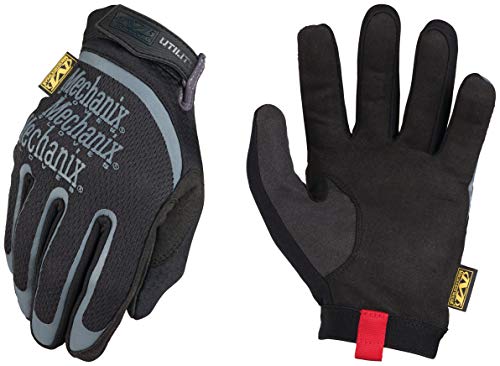 Mechanix Wear Utility Work Gloves Touchscreen Synthetic Leather Black Small - size: Small