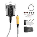 VEVOR Flex Shaft Grinder, 1000W 30,000RPM Electric Flex Shaft Rotary Tool Carver, Multi-functional Hanging Grinding Machine with 31PCS Accessories & Foot Pedal for Carving Buffing Drilling Polishing
