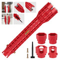 14 in 1 Faucet and Sink Installer, Multifunctional Basin Wrench, Faucet Wrench for Undermount Sink, Kitchen Bathroom Toilet, Ideal for Tight Spaces Installation and Repairs Tools