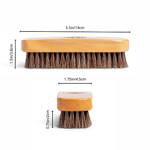 Rhino Wax Baseball Glove Brush Kit with Cleaning Brushes & Cloths for Mitts