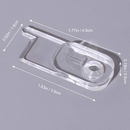 YLOVAN Toggle Switch Plate Cover Guard 10 Pack Clear - Security, Circuit and Child Protection for Indoor/Outdoor Wall Plate Covers