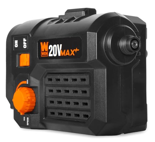 WEN 20V Max Cordless Variable Speed Rotary Tool Station with Flex Shaft and 40 Accessories (Tool Only – Battery Not Included) (20923BT) - style: Cordless (Tool-Only)