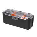 Klein Tools 54815MB MODbox Parts Bin, Modular Tool Storage System Side Mounting Accessory, Easy One-Handed Attachment, Clear Lid