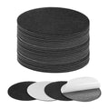 M METERXITY 30-Pack Lamp Base Felt, 5 Inch Dia. 2mm Thick Self Adhesive Round Fabric Felt Pads for Lamp/Furniture/DIY, Non-Slip Fiber Backed Patch Circles with Adhesive Backing [Black] - color: Black, size: 5" Dia
