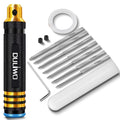 Model Scriber Chisel 7 Blades (0.1/0.2/0.4/0.6/0.8/1.0/2.0mm) - color: Black Gold