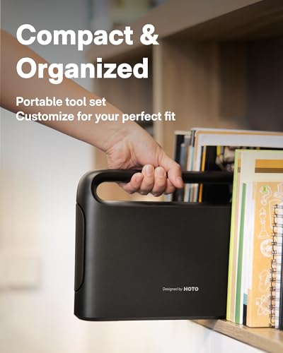 HOTO 40-Piece Tool Kit for Dorm, Household Essentials Tool Set