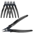 5 Pack Micro Wire Cutter, 5 Inches Flush Cutters, Black Side Cutters