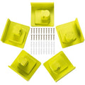 5 Pack Tool Holder Compatible with Ryobi 18V Wall Mount Plastic - size: 5 Pack