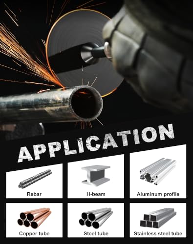 EZARC 25 Pack 3" Cut Off Wheels with 1/4" Mandrel, 3/8" Arbor Metal Cutting - size: 25PCS 3” x 1/16” x 3/8”& Mandrel
