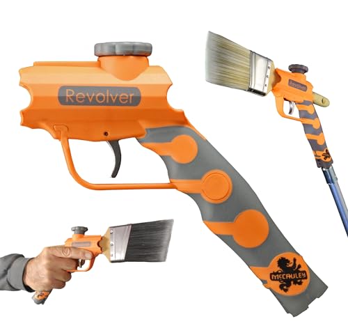 Revolver Pro by McCauley Tools Paint Brush Extender for Painting high Areas Safe, Fast and Easy, by Hand or with a Pole
