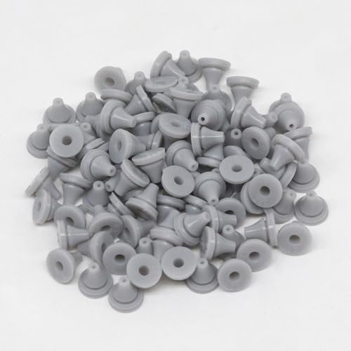 100pcs Shower Head Nozzles Replacement,Wash Water Outlet Granules Repair Parts Kit,Silicone Shower Head Spray Hole,Nozzle Universal Sprinkler Spout Round,Stainless Steel Rain Shower Head,Repair Part