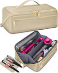 Mancro Hair Tools Travel Bag Compatible with Shark Flexstyle - color: Grey Beige, size: Standard