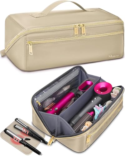 Mancro Hair Tools Travel Bag Compatible with Shark Flexstyle - color: Grey Beige, size: Standard