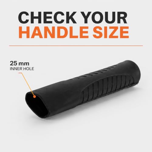 Hammer Handle Covers 2-Pack Plastic Black 25mm Hole Diameter