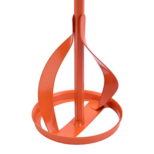 Paint & Mortar Mixer, 16" L, 3" Dia, Style#01 - color: Orange#01