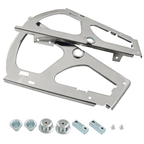 Bivethoi 4 Pcs Shoes Drawer Cabinet Hinges, 1 Layers, Silver - size: 1 Layer(Silver)