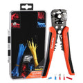 ValueMax 266PCS Wire Stripper Tool Kit, Self-adjusting 8" Automatic Wire Stripping Tool for AWG 10-24, 3-in-1 Automatic Wire Stripper/Cutter/Crimper, Universal Wire strippers for Electrical Work