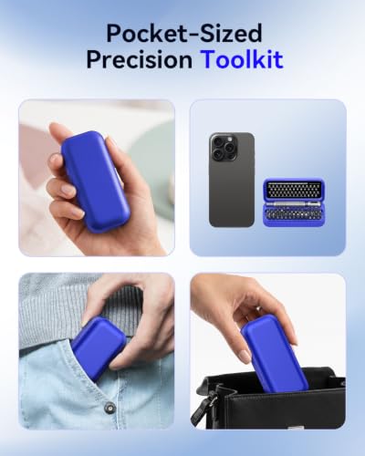 LIFEGOO 55-in-1 Precision Screwdriver Set Mini Magnetic Repair Tool Kit - color: Blue