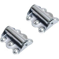 Litepak Screen Door Hinge Professional Grade Hardware Self-Closing Easy Install (2 Pack, Zinc Plated) - color: Zinc Plated, size: 2 Pack