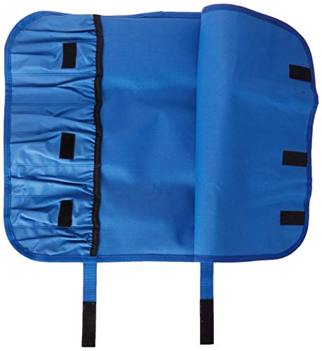 Mercer Culinary 7-Pocket Knife Roll Storage Bag, Blue - style: 7-pocket Knife Roll Storage Bag, Blue
