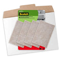 Scotch Felt Furniture Pads 4 PCS Furniture Pads for Hardwood Floors, Beige, 4" x 6" - Easy to Open Packaging - color: Beige, style: 4 Pads eCommerce Packaging