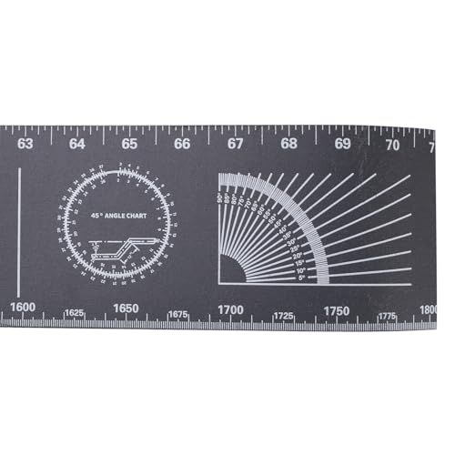 Pipe Measure Tool,Flex Angle Measuring and Marking Gauge,White,71.26 inche - size: 71.26 inches