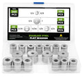 240 Pcs Fender Washers Assortment Kit, 304 Stainless Steel Flat - style: 240 Pcs Fender