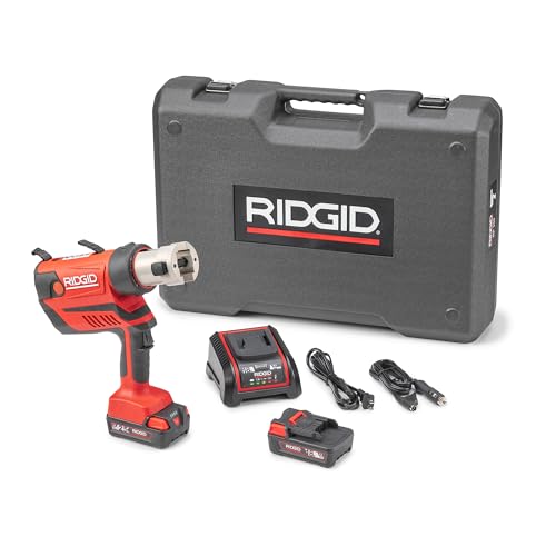 RIDGID 67063 RP 350 ProPress Pressing Tool and Battery Kit with ProPress Tool, 18-Volt Battery, Charger, and Case - style: Battery Kit (No Jaws)