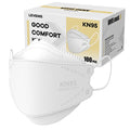 LEVENIS KN95 Face Masks 100 Pack, Breathable Comfortable and Disposable KN95 Mask, White - color: 100pcs Adult-white
