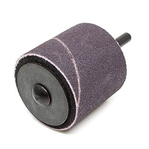 Benchmark Abrasives 1.5" x 1.5" Aluminum Oxide Abrasive Spiral Bands for Rotary Tools, Drum Sleeves for Sanding Deburring Blending Polishing on Metals Plastic Wood Rubber (10 Pack) - 36 Grit - style: 36 Grit