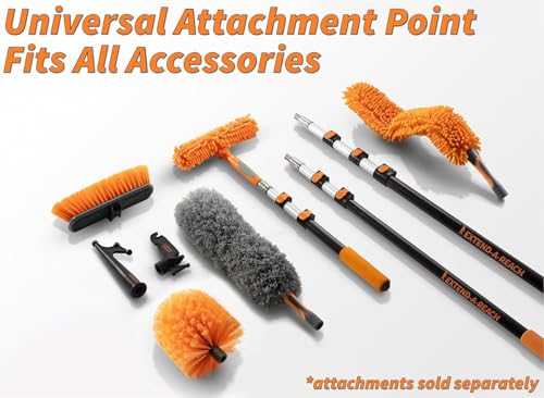 1.5-3 ft Long Paint Roller Extension Pole, Multi-Purpose Telescopic Handle - size: 3 feet