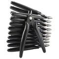 YaeCCC 10 Pack Wire Cutters Black Diagonal Cutting Pliers for Electronic, Model, Jewelry Making, 170 Flush Cutter 5 inch