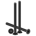 METALLIXITY M3-0.5x35mm Phillips Flat Head Bolts 304 Black 50Pcs - color: Black, size: M3-0.5x35mm
