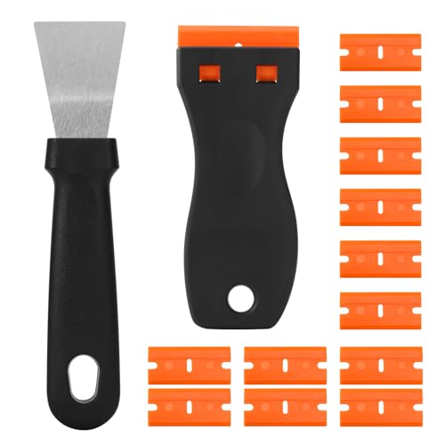 14Pcs 3D Printer Scraper Tool, Plastic Scraper for Scratch Free Removal - style: Steel & Plastic Scraper