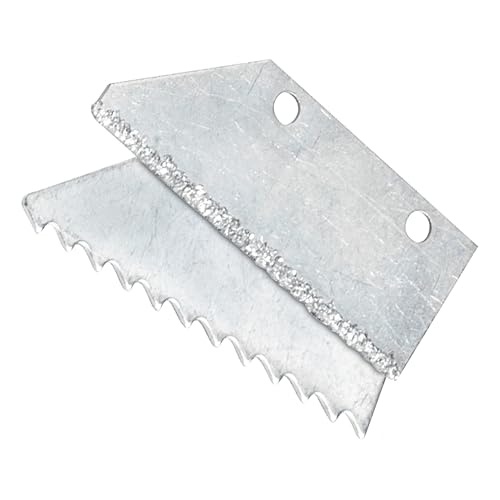 QEP 10057 Professional Grout Saw, Steel/Carbide Blade, Contoured Handle, Plastic Handle