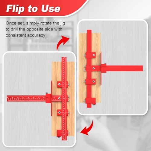 ECY Cabinet Hardware Jig, Adjustable Cabinet Handle Installation Tool