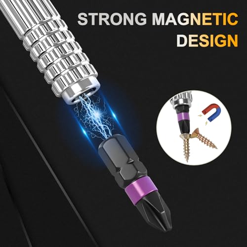 40 in 1 Magnetic Ratchet Screwdriver Set, Multi Bit Magnetic Ratcheting Screwdriver Set with Detachable Ratchet Handle, Repair Tool Kit for Computer Bicycle Furniture DIY - size: 40-Piece