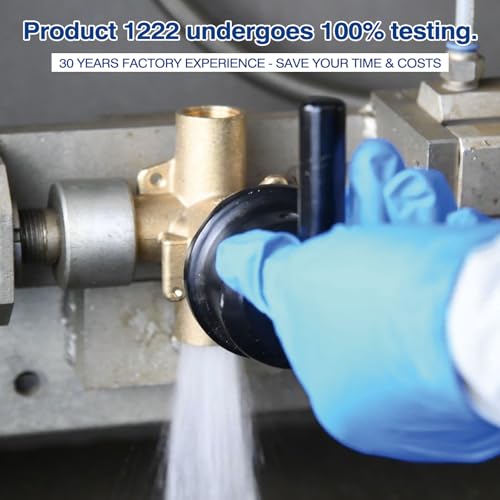 1222/1222B Cartridge Pressure Balancing with 104421 Removal Tool & 116653 Handle Metal Adapter Replacement,Compatible with Moen Posi Temp Single Handle Tub/Shower Faucets Plumbing Repair Kit,Brass - style: 1