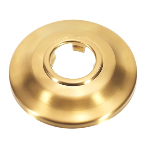 AT2199BG Shower Arm Flange,Replacement For AT2199BG Shower Flange Cover Plate,Brushed Gold Shower Head Flange,Universal Shower Arm Escutcheon,Shower Trim Kit Part.Brushed Gold