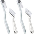 Patelai 4 Pcs Cleaning Brush Sets Small Scrub Household Use, White - color: White