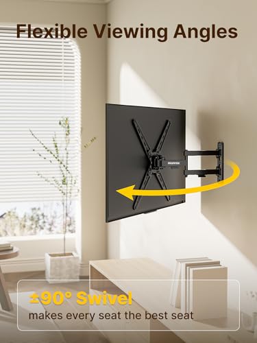 monTEK Full Motion TV Wall Mount for 13-55 Inch TVs up to 55 lb - size: 13"-55" Full Motion