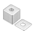 uxcell Square Washer, 25Pcs M8x25x25x2mm 304 Stainless Steel Square Plate Washers Flat Pad Spacer Gasket for Hardware Fastener - size: M8x25x25x2mm