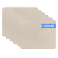 Azobur Sofa Repair Patch, 6 Piece Microfiber Patches, Self Adhesive Fabric Patch Repair, Luxurious Look, Quick Fix Sofa (Beige) - color: Beige