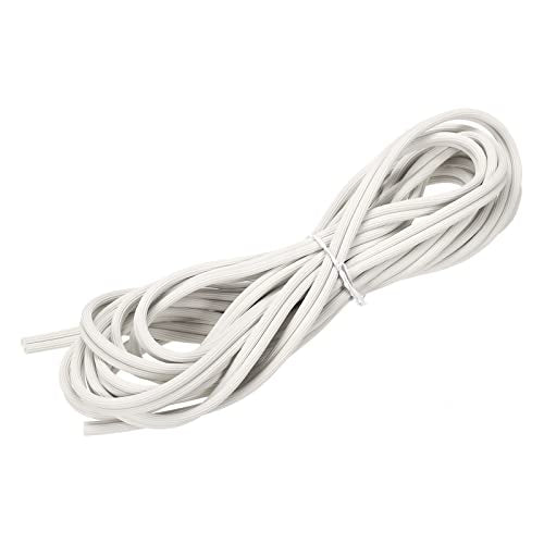 uxcell Screen Spline, 10M/32.81Ft Silicone Sealing Strip Window Screen Retainer, 4.5mm OD White - size: 4.5mm x 10M