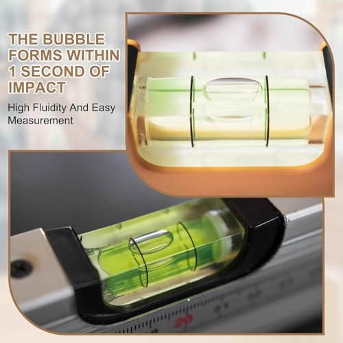 HARFINGTON 15pcs Small Cylindrical Bubble Level Vials 22.5x8mm PMMA Mini Horizontal Bubble Spirit Level Measuring Layout Tools for RV TV Picture Frame Hanging Tool Leveler - size: 22.5x8mm