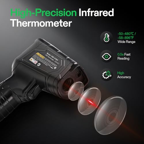 VIVOSUN VPD Thermometer, Handheld Environmental Monitor for Plants