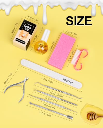 MORGLES Nail File and Buffer Blocks with Nail Care Kit