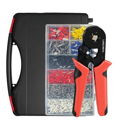 AWG 23-7 Ferrule Crimping Tool Kit with 1800PCS Connectors