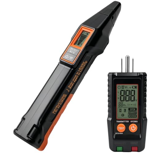 Outlet Tester, Electrical Circuit Tracer with Circuit Breaker Finder, Wire Break Detector for 120V Standard AC Outlets